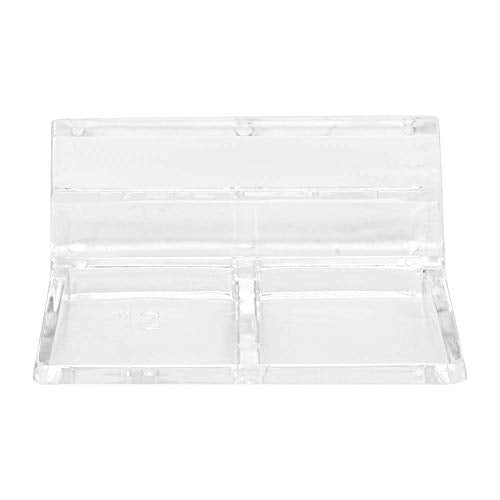 TOPINCN 20Pcs Aquarium Glass Cover Clip Acrylic Holder Support Clamp Accessory Acrylic Aquarium Cover Clip Aquarium Lid Clips Universal Lid Clips for Aquarium Fish (8mm) - size: 8mm