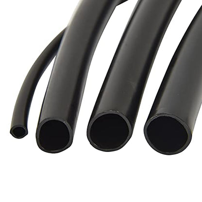 Raindrip 016025P 1/4-Inch Drip Irrigation Supply Tubing, 25-Foot, for Irrigation Drippers, Drip Emitters, and Drip Systems, Black Polyethylene - size: 25 ft., style: Polyethylene