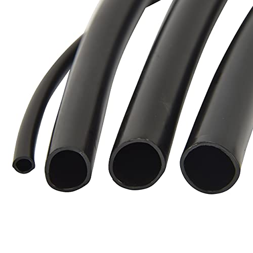 Raindrip 016025P 1/4-Inch Drip Irrigation Supply Tubing, 25-Foot, for Irrigation Systems, Black Polyethylene (Pack of 2) - size: 25 ft. (Pack of 2), style: Polyethylene