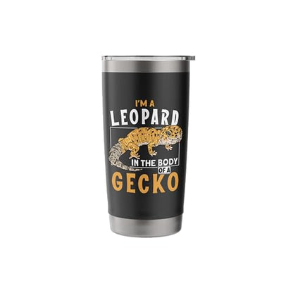 Leopard Gecko Food Starter Kit Habitat Pet Leopard Gecko Stainless Steel Insulated Tumbler