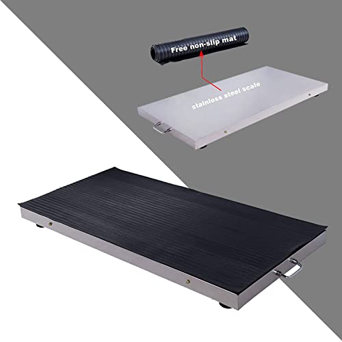 700lbs Vet Animal Scale/Livestock Scale, Digital Weighing Equipment for Small to Medium Sized Animals Calf/Goat/Sheep/Pigs/Dogs/Cat or Pets (38″ x 20″ x 2″) - size: 38″ x 20" x 2″