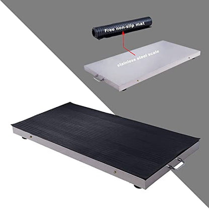 700lbs Vet Animal Scale/Livestock Scale, Digital Weighing Equipment for Small to Medium Sized Animals Calf/Goat/Sheep/Pigs/Dogs/Cat or Pets (38″ x 20″ x 2″) - size: 38″ x 20" x 2″