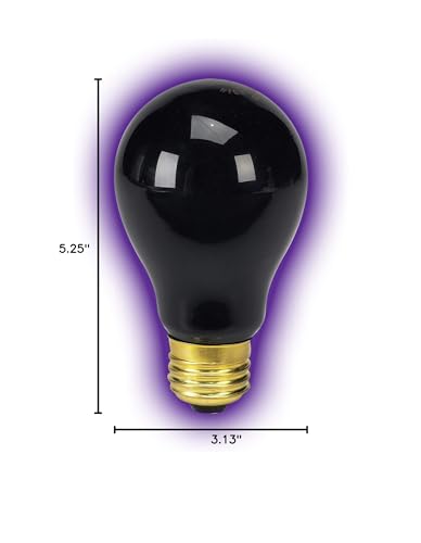 Zilla Night Black Heat Incandescent Bulb for Reptiles [Set of 2] Watt: 50 Watts