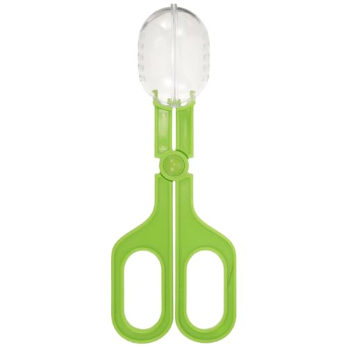 FOMIYES Outdoor Multi-Functional Clamp for Reptile Feeding and Poop Cleaning Tool for Easy Terrarium Maintenance and Dropping Collection for Tortoises Lizards and Frogs
