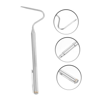POPETPOP Retractable Snake Hook Tool Stainless Steel Telescopic Reptile Catcher with Handle for Handling Snakes and Reptiles Lightweight and Portable