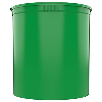 90 Dram CR Plastic Packaging Pop Top Containers - Child Resistant Travel Holder Vial Bottles - 60 qty (Green) - color: Green