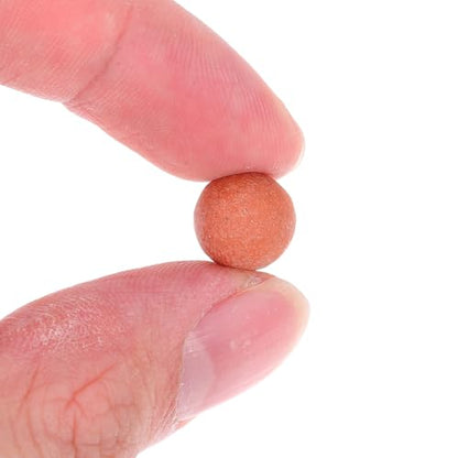 jojofuny Colorful Clay Pebbles and Small River Rocks for Indoor Plants Hydroponics 11-12mm Large Ceramic Balls Lightweight Growing Media for Succulent Planters and Terrarium Gardening