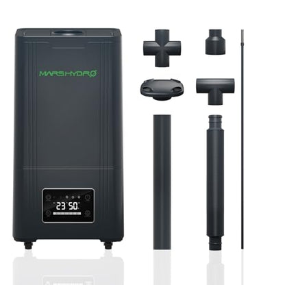 MARS HYDRO Plant Humidifier 15L with Adjustable Humidity | Timer Function,Ultrasonic Precise and Silent Operation,No-Leak Seal for Grow Tent,Indoor Planting,Greenhouse,Bedroom - size: 15L