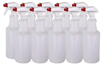 Pinnacle Mercantile Plastic Spray Bottles Leak Proof Technology Empty 32 oz Pack of 78 Made in USA - size: 32 Oz, 78 Pack