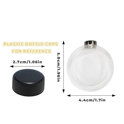 2 Pack Jumping Spider Enclosure Accessories, Leak-Proof Jumping Spider Feeding Dish with Magnet, Acrylic Water Bowl for Jumping Spider, Tarantula, Mantis, Other Small Reptiles or Insects