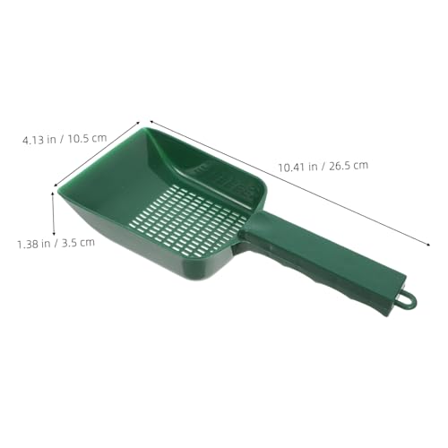 BESPORTBLE Aquarium Gravel Scoop Fish Tank Water and Sand Shovel Reptile Poop Scooper Small Portable Tool for Cleaning Tank Handheld Plastic Bucket Shovel