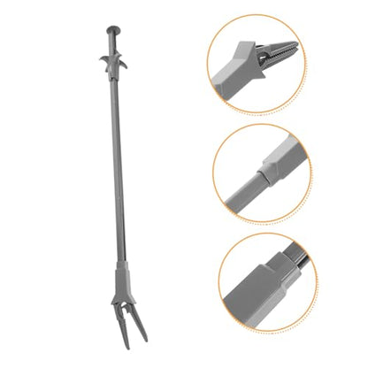 IMIKEYA Long Aquarium Tongs - 20 Inch Plastic Tweezers for Easy Plant Maintenance and Fish Feeding - Ideal Aquarium Grabber Tool for Freshwater and Saltwater Tanks