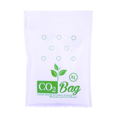 CO2BAG® XL 2-Pack - High-Capacity Natural CO2 Generator for Large Indoor Gardens & Enthusiast Greenhouses | Maximum Growth & Yield | Organic Hydroponic Supplement | Maintenance-Free (XL 2-Pack) - size: XL, 2-Pack