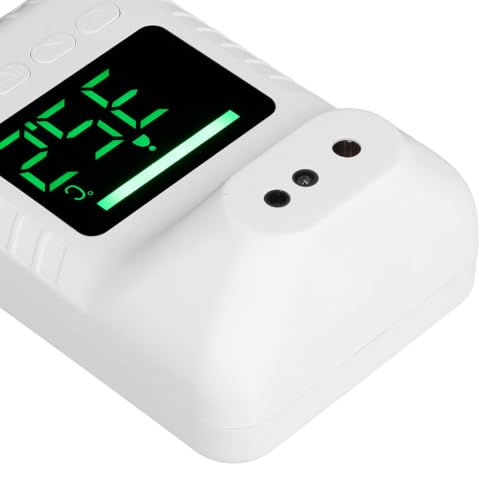 Wall Mounted Infrared Forehead Thermometer, Non Electronic Digital Wall Thermometer, USB Charging or Battery Operated, Wall Mounted Thermometer for Offices, Factories, Schools,