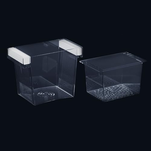WEAVERBIRD Aquarium Fish Breeder Box, Acrylic Square Isolation Hatchery | Fish Isolation Breeding, Hatching Incubator, For Baby Fish Shrimp Clownfish Guppy - size: Square