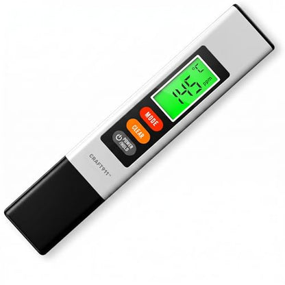 Craft911 Water Tester for Drinking Water - TDS Meter - color: White