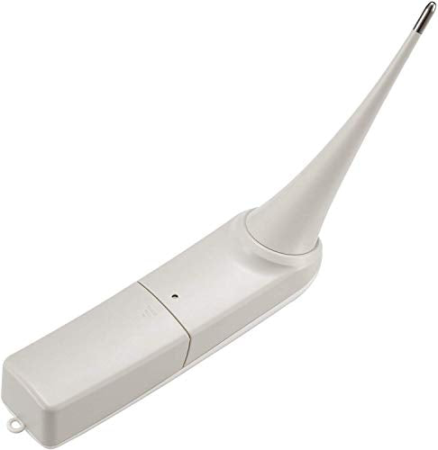 Pet Thermometer Dog Thermometer, Fast Digital Veterinary Thermometer, Pet Thermometer for Dogs, Cats, Horse,Cattle, Pigs,Birds, Sheep.(Battery Included) - color: white