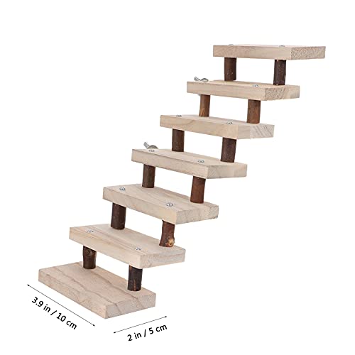 Balacoo Wood Hamster Ladder 3.93 x 1.96 x 0.51In | Climbing stairs, Hamsters chinchillas and sugar gliders, Wood construction