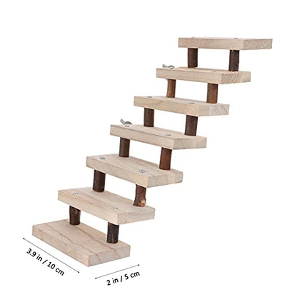 Balacoo Wood Hamster Ladder 3.93 x 1.96 x 0.51In | Climbing stairs, Hamsters chinchillas and sugar gliders, Wood construction