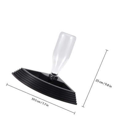 LIOOBO Triangle Automatic Drinking Fountain PET Water Feeder for Reptiles and Cats Self Watering System High Capacity Black