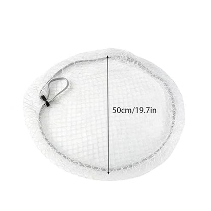 Aquarium Escape Proof Net, Nylon Material,Anti-Jumping Fish Tank Net,Circular Mesh Lid for Terrarium, Cover for Fish - color: diameter 50cm/19.7inch
