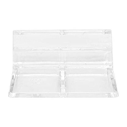 TOPINCN 20Pcs Aquarium Glass Cover Clip, Acrylic Holder, Support Clamp, Accessory, Aquarium Fish (10mm) - size: 10mm