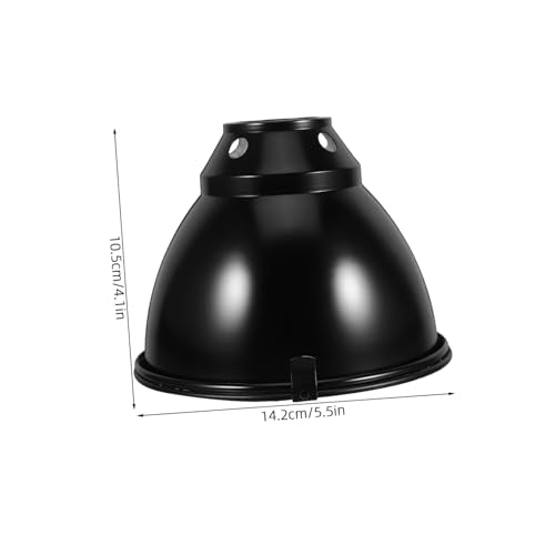 Heat Lamp Guard Anti-Scald Dome Light Cover with Mesh Cover Reptile Heat Lamp Shade for Breeding Boxes Terrarium Habitat Turtle and Lizard Safety Use 5.59 X 5.59 X 4.13 in