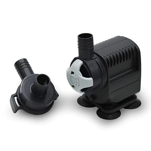 SICCE Syncra Silent NANO Multifunction 110 GPH Submersible Water Pump | Italian Made 2.8W Ultra Quiet Durable Aquarium Fish Tank, Fountain, Pond, Hydroponics, Terrarium Black | Freshwater & Saltwater - size: Syncra Silent NANO