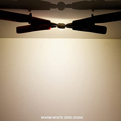 CHANZON 10 pcs High Power Led Chip 5W Warm White 3000K - 3500K | (600mA - 700mA / DC 6V - 7V / 5 Watt) Super Bright Intensity SMD COB Light Emitter Components Diode Bulb Lamp DIY Lighting - color: A) Warm-white (3000k)