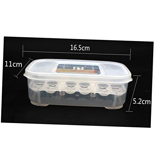 balacoo 1pc Hatching Box for Snakes and Lizards Compartment Incubator with Thermometer Easy to Clean and Manage for Reptile Breeding and Egg Observation