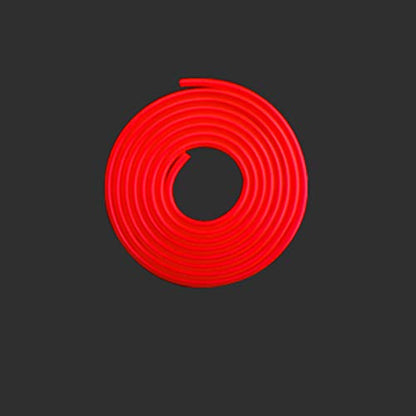 Airline Tubing for Aquarium 16.4 Feet Rubber Fish Tank Air Tubing Standard Colorful Aquarium Hose for Air Pump Black Yellow Green Red Blue (Red) - color: Red