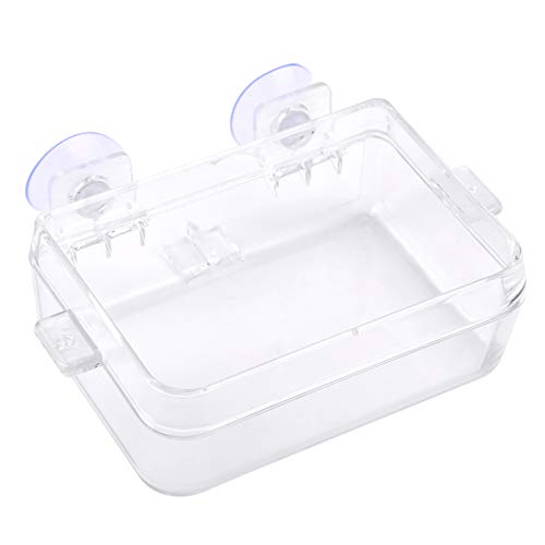 Reptile Food Feeder, Anti Escape Design, Multi Functional Hydration and Feeding Dish, Non ABS, for Reptiles and Amphibians