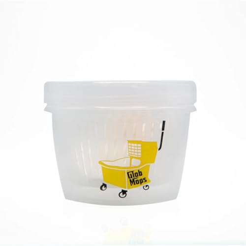 Glob Mops Round Mop Bucket w/Slotted Handled Inner Basket