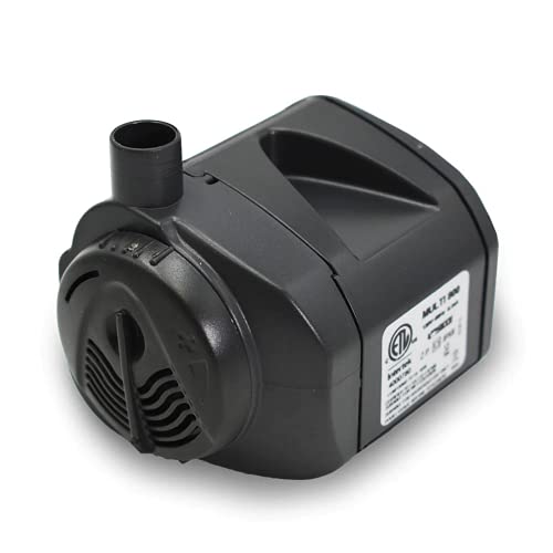 Sicce Multi Quiet 800 Submersible Water Pump 220 GPH Adjustable Flow for Aquariums, Pond, Water Garden & Hydroponics - size: 220 GPH