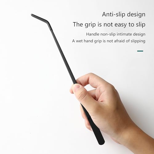 Reptiles Feeding Tongs Clamp Long Nonslip Coated Stainless Steel for Safe Pet Food Handling Pet Feeding Spoon - color: Feeding tweezers primary color