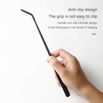 Reptiles Feeding Tongs Clamp Long Nonslip Coated Stainless Steel for Safe Pet Food Handling Pet Feeding Spoon - color: Feeding tweezers primary color