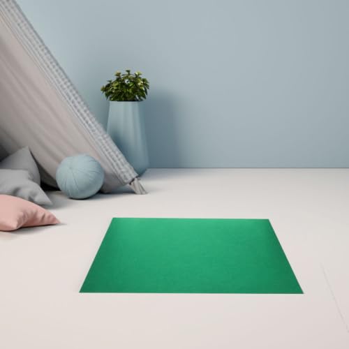 BESTonZON 2pcs Waterproof Reptile Mat Substrate Liner for Bearded Dragon and Lizard Tanks, Green Cloth Pet Heating Carpet with Versatile Usage for Terrarium and Pet Rooms