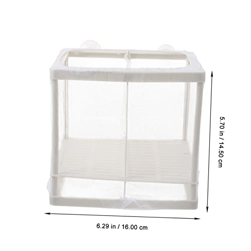 Hemoton Sturdy Fish Tank Isolation Board 2pcs Box Mesh for Aquarium Breeding and Reptile Nursery