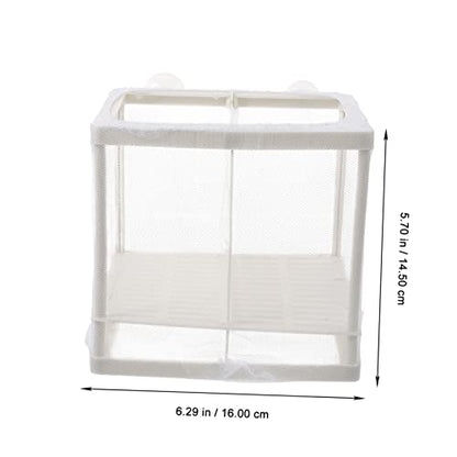 Hemoton Sturdy Fish Tank Isolation Board 2pcs Box Mesh for Aquarium Breeding and Reptile Nursery