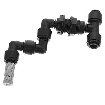 HANABASS 4pcs Garden Hose Sprayer Nozzle Mist Nozzle Mist Sprayer Reptile Mister Plant Mister Spray Bottle Hose Wand for Watering Plants - color: Blackx4pcs, size: 10X9X2CMx4pcs