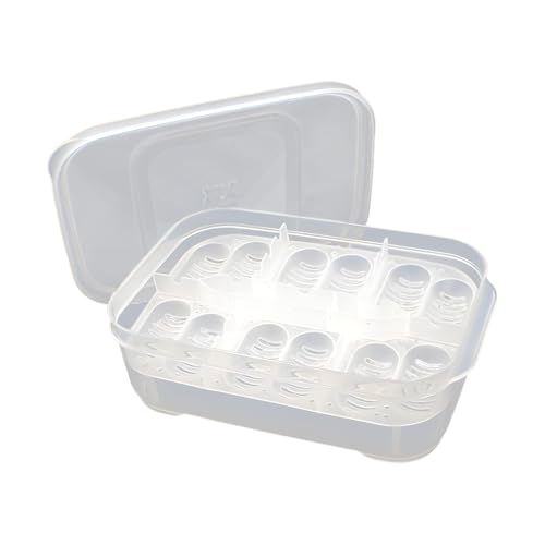 Tortoise Breeding Box 12 Grids Reptile Egg Incubator Tray | Transparent Amphibians Incubation Tray for Gecko Lizards Snake Lions Mane