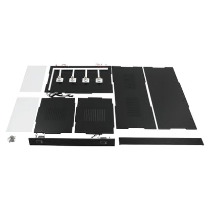 PVC Reptile Enclosure, 33-Gallon Habitat with Glass Door, Dual Thermostat | Set up in Living Rooms, Classrooms, or Breeding Racks, the Enclosure Gives Ball Pythons, and Bearded Dragons a Secure Home.