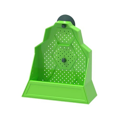 Anti-Escape Feeding Bowl with Ventilation Holes and Strong Suction for Amphibians Diets Suction Cup Reptiles Feeder - size: M