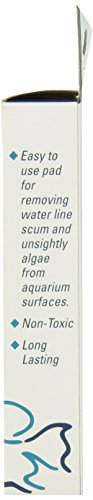 Lifegard Aquatics 4-Inch by 6-Inch Blue Algae Pad, Black, Model Number: R270912