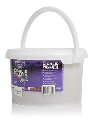 Omega One Super Color Sinking Cichlid Pellets, Small, 3 lb x1