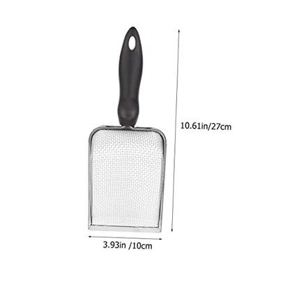 Abaodam 2Pcs Reptile Litter Shovel Fine Mesh Scoop for Easy Cleaning of Tortoise Lizard Gecko Habitats Durable Reusable Waste Cleaner Tool