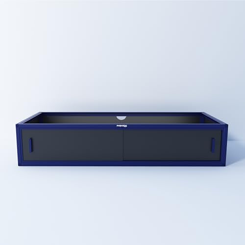 48" Spacer Cabinet, Reptile Tank Accessories Spacer, Only for Phailozoo 85/120 Gallon Reptile Enclosure, Reptile & Amphibian Enclosure Terrarium Stand, 48"x 24" x 10" - color: Dart Blue, size: 48x24x10 inch