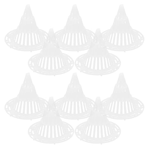 POPETPOP Flower Pot Hole Mesh Pad | Keeping Soil from Flowing, 50 Pack Drainage Pads and Pot Fillers - size: 5.50X4.70X3.40CM