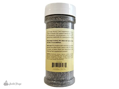Josh's Frogs Hermit Crab Mineral Supplement Blend, 4.5 oz | Greensand Earthworm Castings Calcium