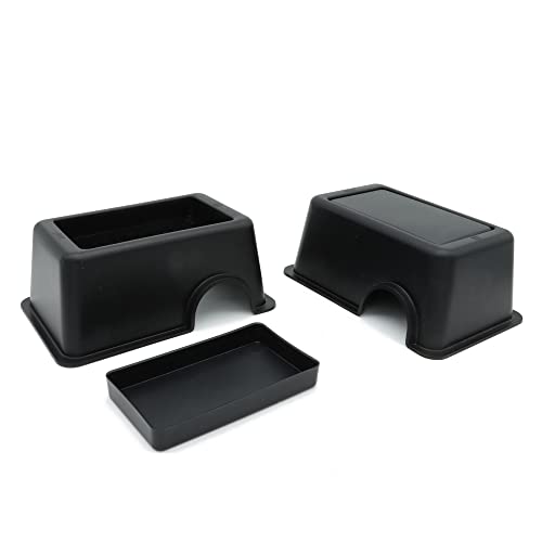 Reptile Hide Box Snake Hide Feel Secure and Safe, Gecko Hide, Small, 2 Pcs | Hamster, Guinea Pig, Ferret Hideout - size: Small 2 Pcs